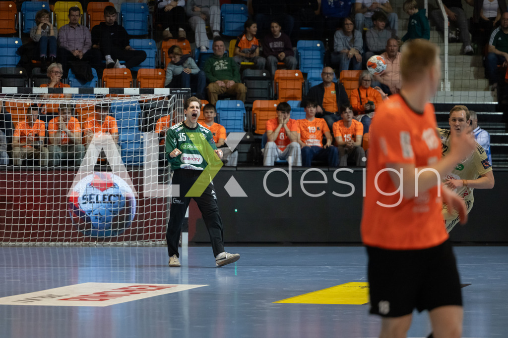 Handball I Herren I Saison 2025-2026 I EHF EUROPEAN LEAGUE 2025/26 | Men I Main Round I 2. Spieltag I Kadetten Schaffhausen - TSV Hannover-Burgdorf I 24.02.2026 | 35 Joel Birlehm (DE) (TSV Hannover-Burgdorf) – Torhüter - Realisiert mit Pictrs.com