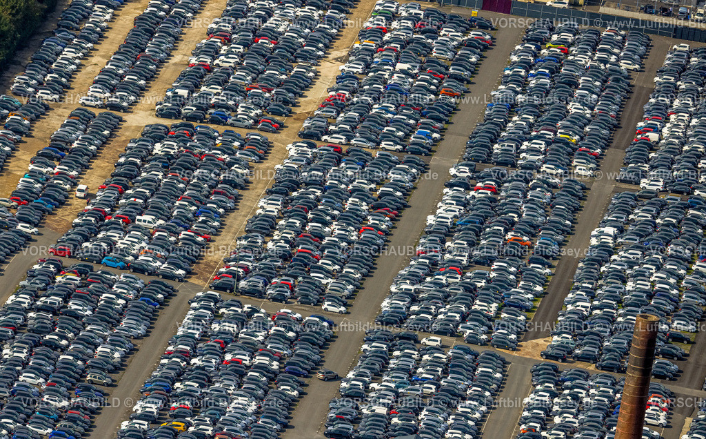 Dortmund231000899 | Luftbild, Autokontor Bayern GmbH Logistikdienst, PKW Lagerung Großparkplatz, Lindenhorst, Dortmund, Ruhrgebiet, Nordrhein-Westfalen, Deutschland