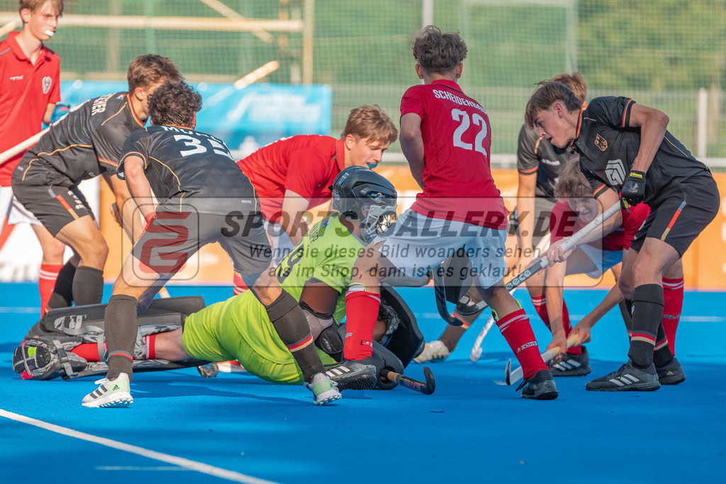 HK_20230710_100891 | Euro Hockey MU18 Austria - Germany Championship Girls &amp; Boys am 10.7.2023 CHTC , Krefeld ,
