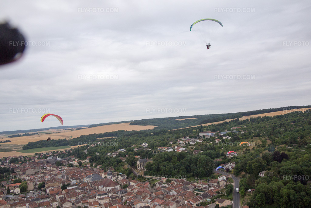 Aerial view: View of the town in Vaucouleurs in the state Meuse, France.Photo: IMG_083609.jpg taken on 07/13/2015 by Werner Riehm/FLY-FOTO.comResolution of the original: 5472 x 3648 px