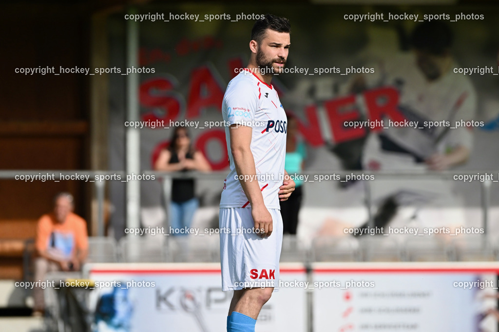 SAK Klagenfurt vs. SVG Bleiburg | #10 Dominik Peketz SVG Bleiburg, SAK Klagenfurt vs. SVG Bleiburg, SAK Klagenfurt vs. SVG Bleiburg am 11.05.2024 in Klagenfurt (Sportpark Welzenegg), Austria, (Photo by Bernd Stefan)
