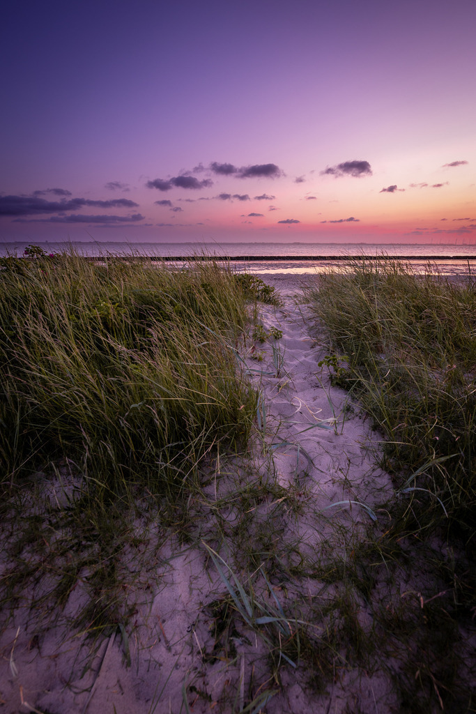 Sonnenuntergang an der Nordsee | Romantischer Sonnenuntergang in denn Dünen an der Nordsee - Realisiert mit Pictrs.com