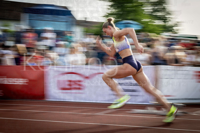 61. Internationales Pfingstsportfest; Rehlingen-Siersburg, 24.05.2026 | REHLINGEN , GERMANY - MAY 24: Johanna Martin (GER/1. LAV Rostock) during the 61. Internationales Pfingstsportfest on 24.05.2026 at the  Bungertstadion in Rehlingen-Siersburg (Saarland / Deutschland).