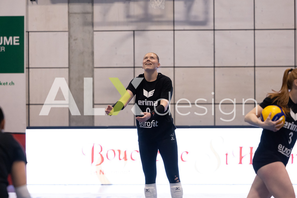 Volleyball I Frauen I Saison 2025-2026 I Volleyball NLA | Women I 1/4 Finals I  BIWI VFM - VC Kanti Schaffhausen I 01.03.2026 | 9 Jordan Lockwood (USA) (VC Kanti Schaffhausen) – Diagonal - Realisiert mit Pictrs.com