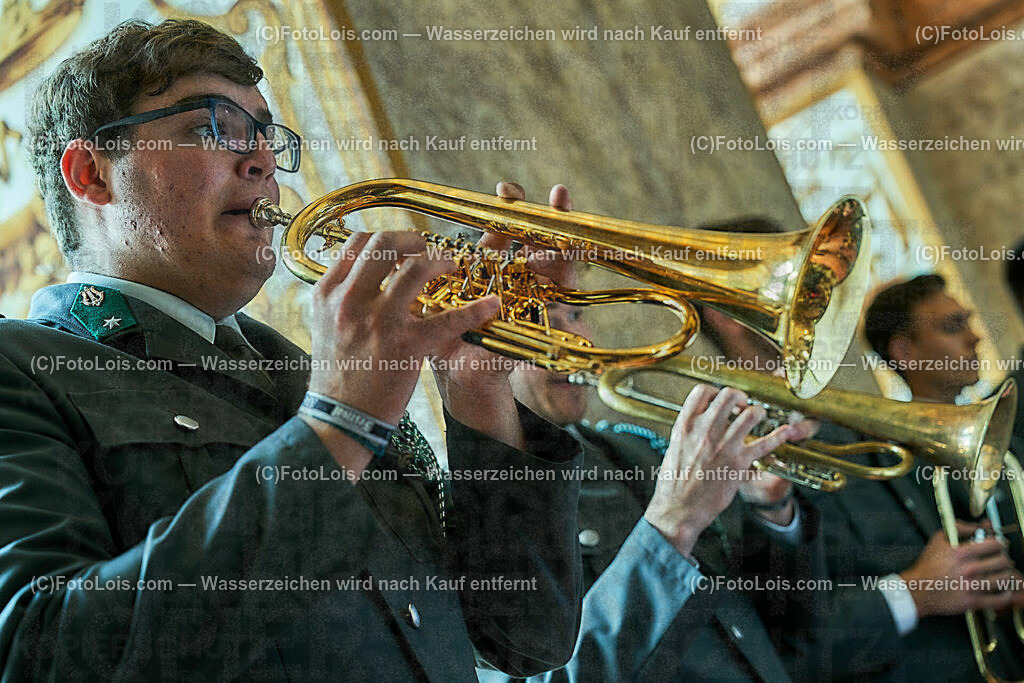 ALS1600_XXXIX-Chopin-Festival_Ausklang_Militaermusikkapelle NOe | (C)FotoLois.com, Alois Spandl, XXXIX. internationales CHOPIN-Festival in der Kartause Gaming, AUSKLANG in der Barockbibliothek mit der Militärmusik Niederösterreich unter der Leitung von Militärkapellmeister Oberst Adolf Obendrauf, So 6. August 2023.