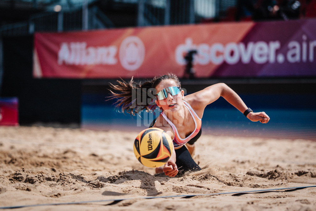 Beachvolleyball | Frauen | Allianz German Beach Tour 2025 | Tourstop Düsseldorf | 08.05.2025 | Sophia Neuß