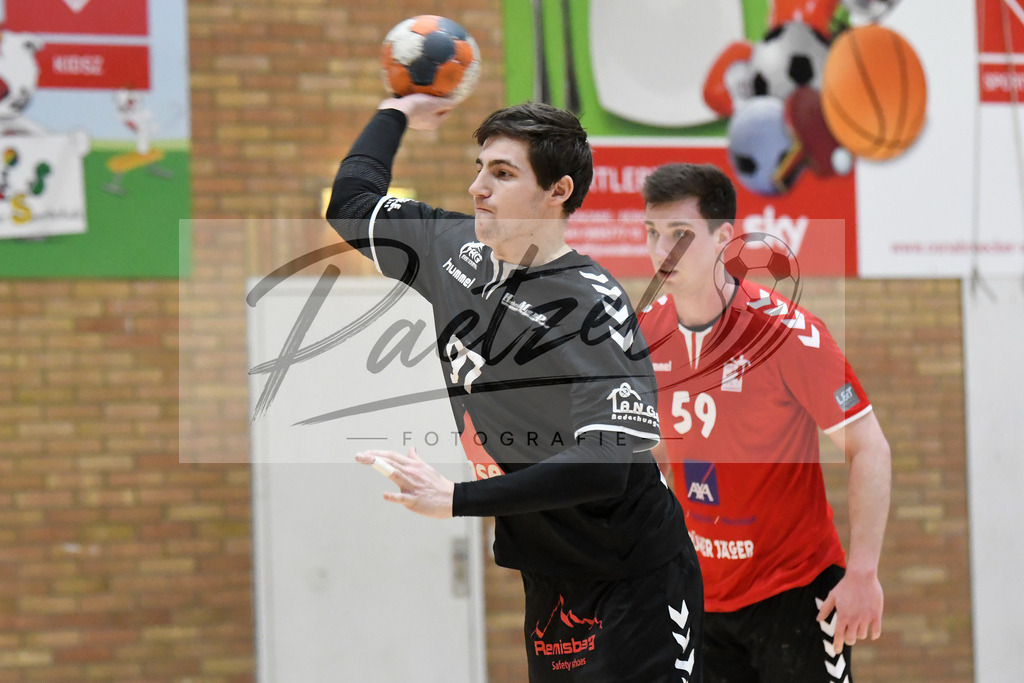 20200125_HSGHGJ_0016 | Handball, Herren:   beim Spiel der Landesliga zwischen HSG Osnabrück vs. HG Jever/Schortens am 25.01.2020 in der OSC-Halle in Osnabrück, Deutschland.(Foto von Nico Paetzel) - Realisiert mit Pictrs.com