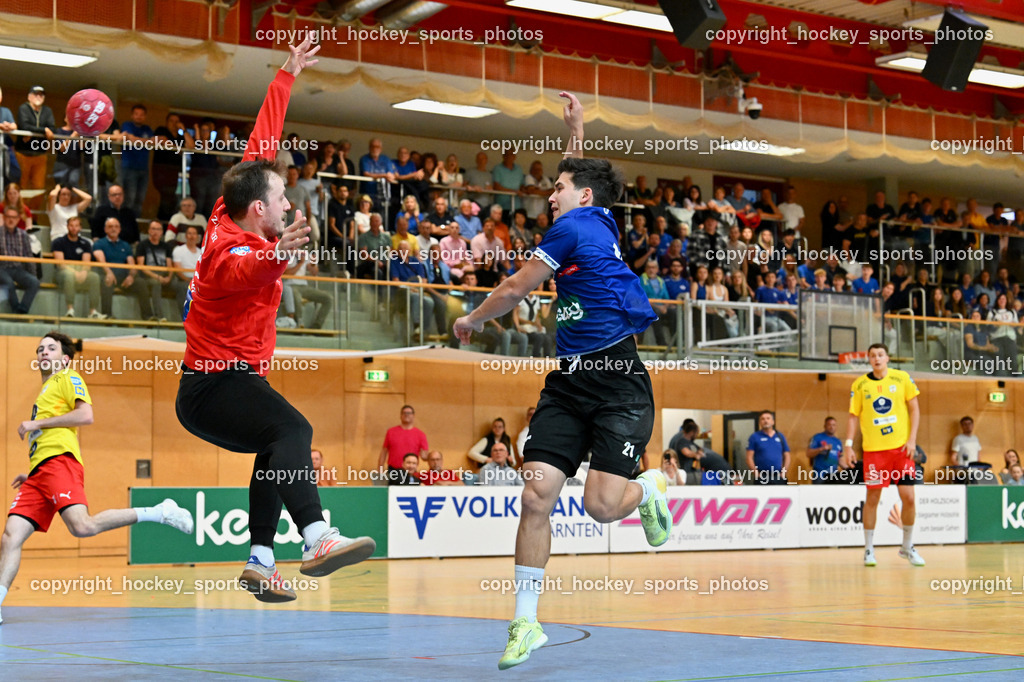 SC Ferlach vs. UHK Krems | #22 DOMEVSCEK Lukas Paolo UHK KREMS, #21 GARTNER Tine SC Ferlach, SC Ferlach vs. UHK Krems, SC Ferlach vs. UHK Krems am 02.05.2026 in Ferlach (Ballspielhalle Ferlach), Austria, (Photo by Bernd Stefan)