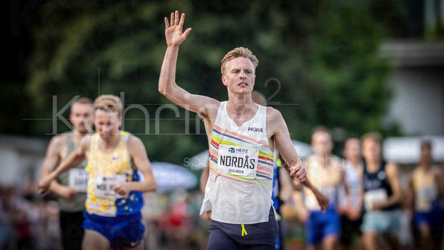 61. Internationales Pfingstsportfest; Rehlingen-Siersburg, 24.05.2026 | REHLINGEN , GERMANY - MAY 24: Narve Gilje Nordås (NOR/Norwegen) celebrates his won of the 1500m during the 61. Internationales Pfingstsportfest on 24.05.2026 at the  Bungertstadion in Rehlingen-Siersburg (Saarland / Deutschland).