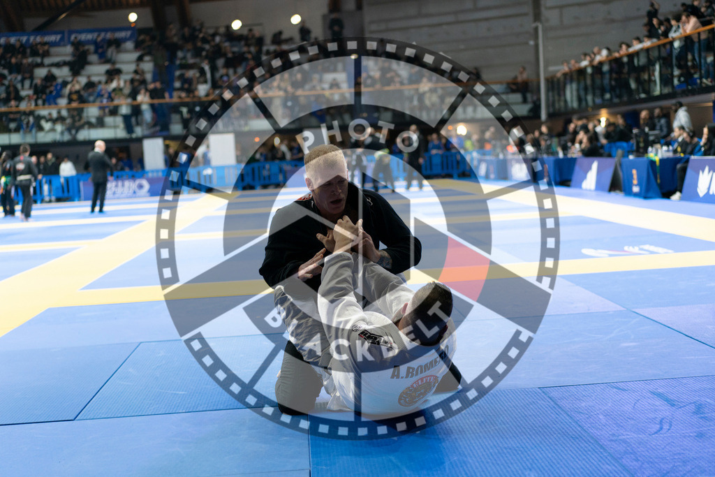20240119PBB2398 | Fighters compete during the IBJJF European Championship in Paris, France, on January 19, 2024.