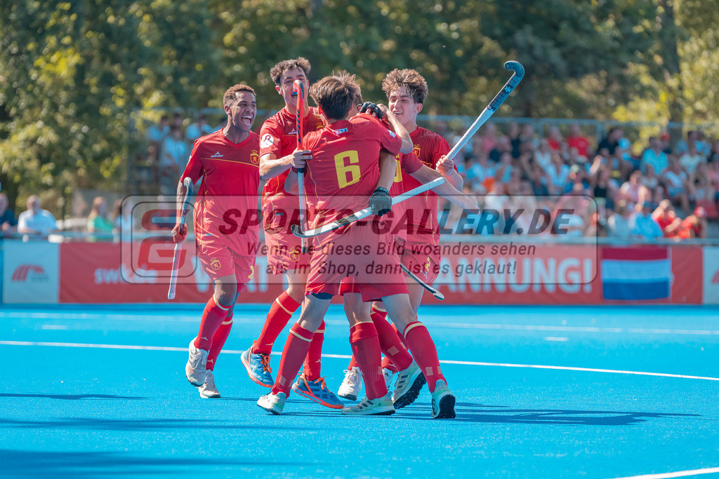 HK_20230711_101270 | Euro Hockey MU18 Spain vs Netherlands Championship Girls &amp; Boys am 11.7.2023 CHTC , Krefeld ,