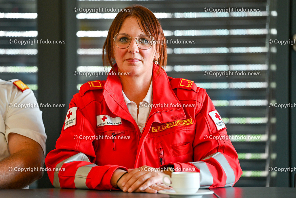 Pressekonferenz Ansfelden_ Gasexplosion_ 28.06.2023-12 | 28.06.2023 Pressekonferenz, Ansfelden Gasexplosion, im Bild Claudia Engertsberger (NFS Rotes Kreuz)
