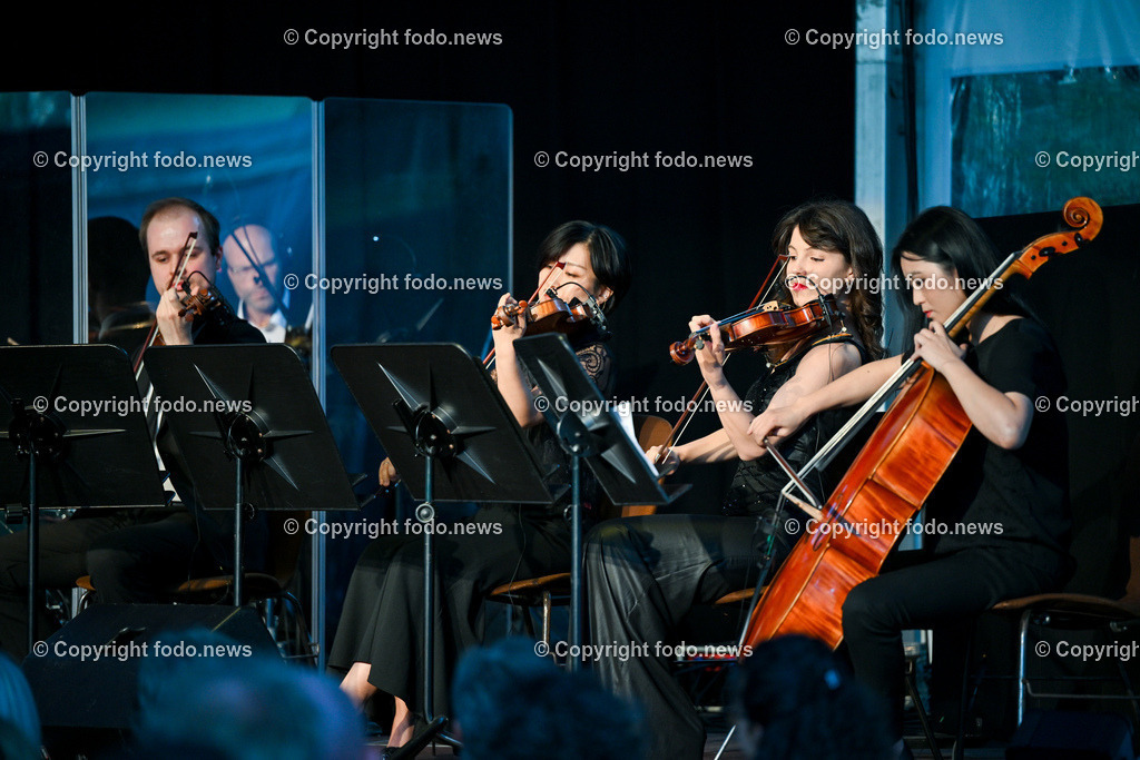 Rosengarten_ Hans Peter Gratz_ 28.06.2023-29 | 28.06.2023, Linz Poestlingberg, AUT, Rosengarten, Hans Peter Gratz and Friends, im Bild Hans Peter Gratz and Friends, Streichquartett