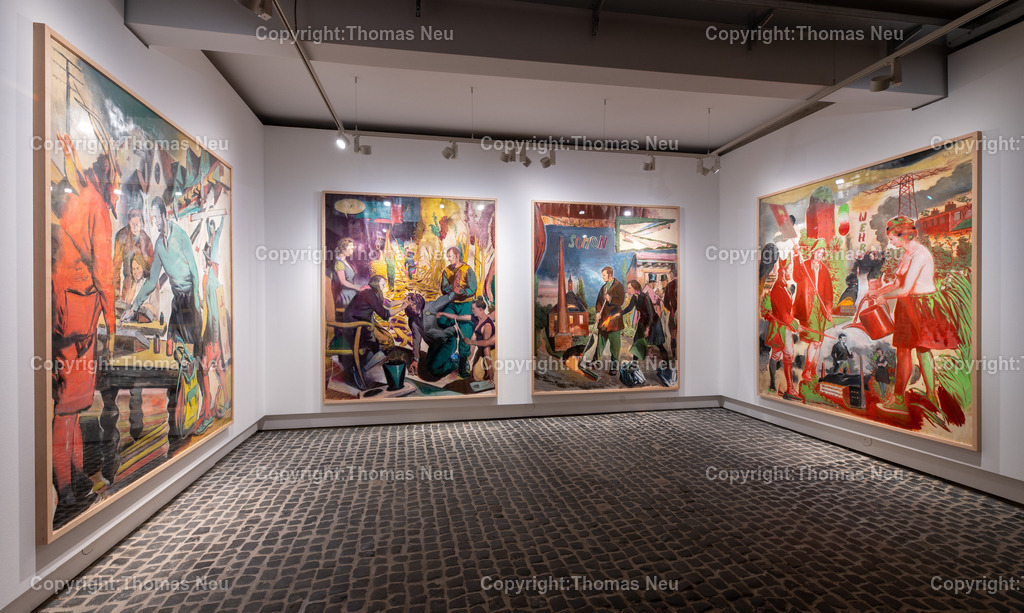 43_Neo_Rauch_Museum_Bensheim | 6.7.2024, bbe, Museum Bensheim, Ausstellung Neo Rauch "im Papiergrund", ,, Bild: Thomas Neu