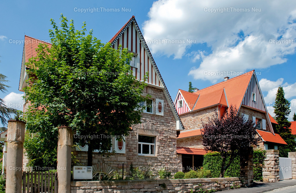 Ernst-Ludwig-Strasse-Bensheim_Metzendorf (4) | Stadtmagazin 66, Metzendorf Rundweg, Metzendorf Architektur in der Ernst-Ludwig Straße, 30-32,  ,Bild: Thomas Neu