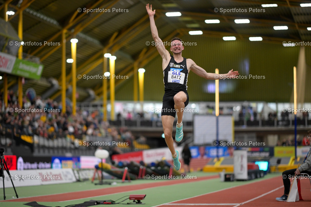 DM Halle 2026_Samstag-165 | 28.02.2026, xkaix, Leichtathletik Deutsche Meisterschaften Halle 2026,  v.l. Simon Batz (MTG Mannheim) - Realisiert mit Pictrs.com