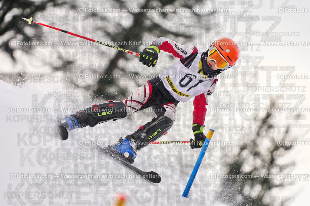 ALP3565_KinderCup-SL_STMK_Strallegg_Fluch Dominik | Raiffeisen KINDERCUP Alpin, SLALOM auf der JogllandStreif in Strallegg am So 23. Februar 2025. Veranstaller: Steirischer Skiverband (5000). Skiunion Strallegg (5197).
