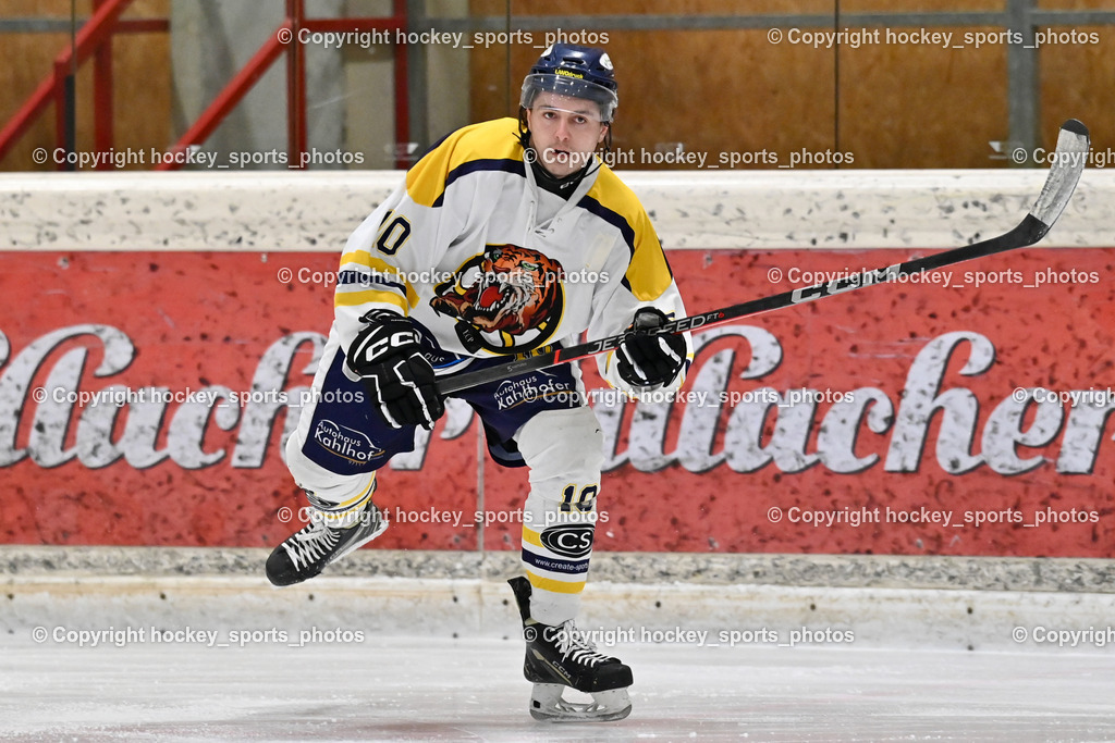 EC Tigers Paternion vs. Tarco Wölfe II | #10 Ortner Philipp EC Tigers Paternion, EC Tigers Paternion vs. Tarco Wölfe II, EC Tigers Paternion vs. Tarco Wölfe II am 19.12.2024 in Spittal an der Drau (Eissportzentrum Spittal), Austria, (Photo by Bernd Stefan)