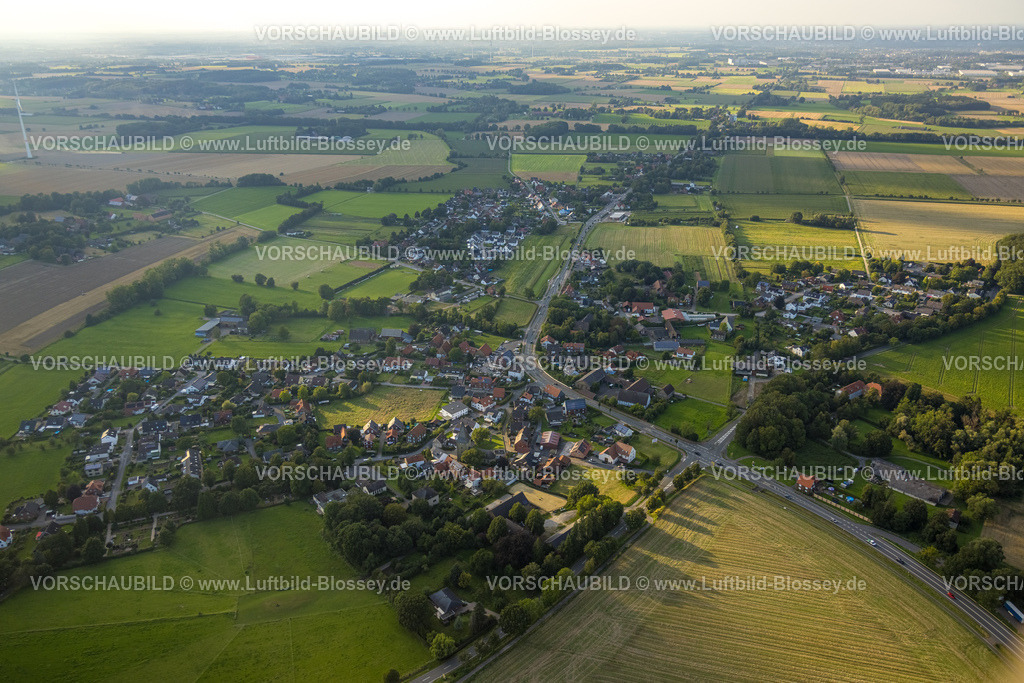 Werl230807270 | Luftbild, Ortsansicht Ortsteil Hilbeck, Werl, Werl-Unnaer Börde, Nordrhein-Westfalen, Deutschland