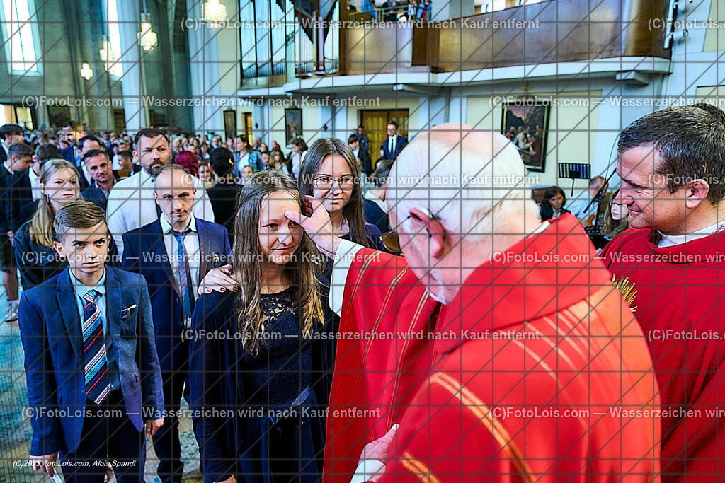 ALP2396_Pfarrfirmung Wieselburg_Sakrament der Firmung | (C)FotoLois.com, Alois Spandl, Pfarrfirmung in Wieselburg mit Firmspender Eduard Gruber (ehemaliger Generalvikar der Diözese St. Pölten), Sa 3. Juni 2023.