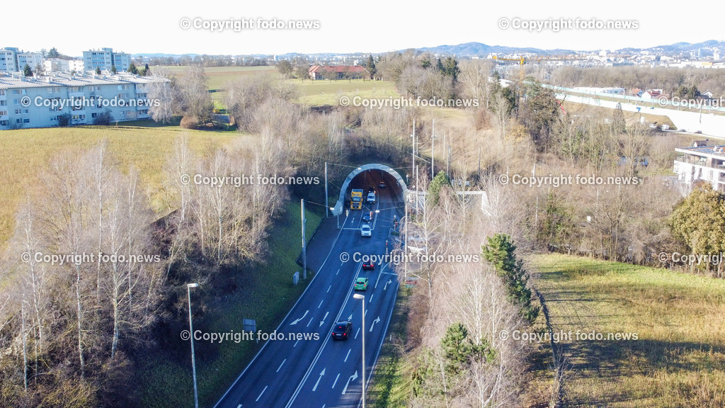 Monalisatunnel_ Linz_ Kleinmuenchen_ Ebelsberg_ 16.01.2023-8 | 16.01.2023, Linz, AUT, Monalisatunnel im Bild Monalisatunnel, Mona Lisa Tunnel, Verkehr, Kleinmuenchen, Ebelsberg, Umfahrung