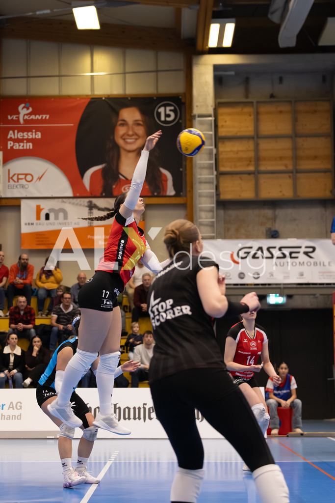 Volleyball I Frauen I Saison 2025-2026 I Volleyball NLA | Women I Round 16 I VC Kanti Schaffhausen - Viteos NUC I 31.01.2026 | 17 Leana Zuvic (CH) (VC Kanti Schaffhausen) - Aussen - Realisiert mit Pictrs.com