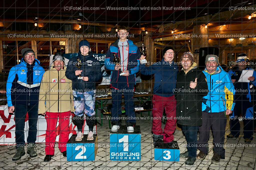 ALP9492_NOe-BetriebsSKI-LM_Siegerehrung | (C)FotoLois.com, Alois Spandl. 51. Niederösterreichische LandesBetriebs-Skimeisterschaften, best of two, Almlift-Piste Hochkar, LSV - Schiclub Göstling-Hochkar, Fr 16. Februar 2024.