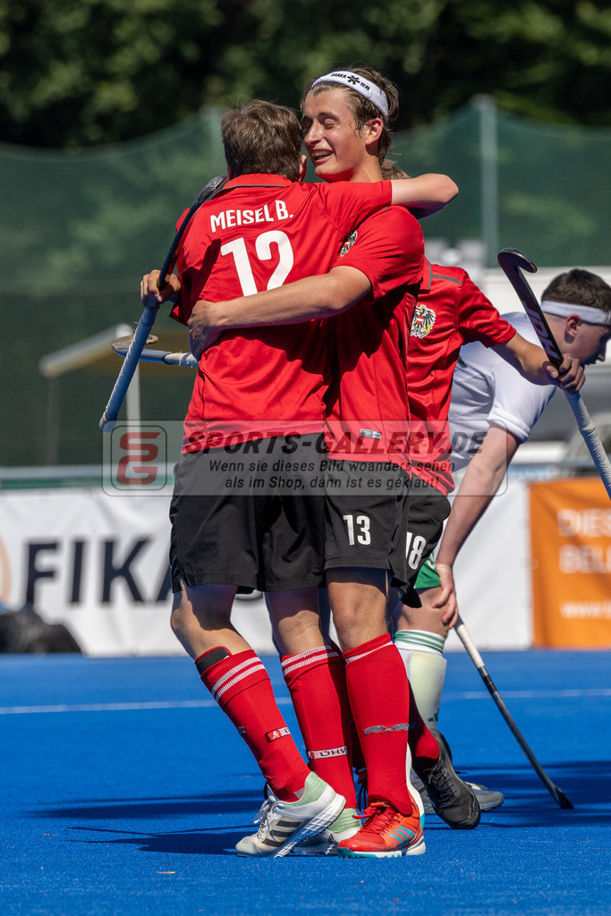 SFE_20230708_0111 | EuroHockey EM U18 Boys Austria vs Ireland am 08.07.2023 in Krefeld (Gerd-Wellen-Hockeyanlage), Photo: Stephan Fehrmann 2023 (Sports-Gallery)