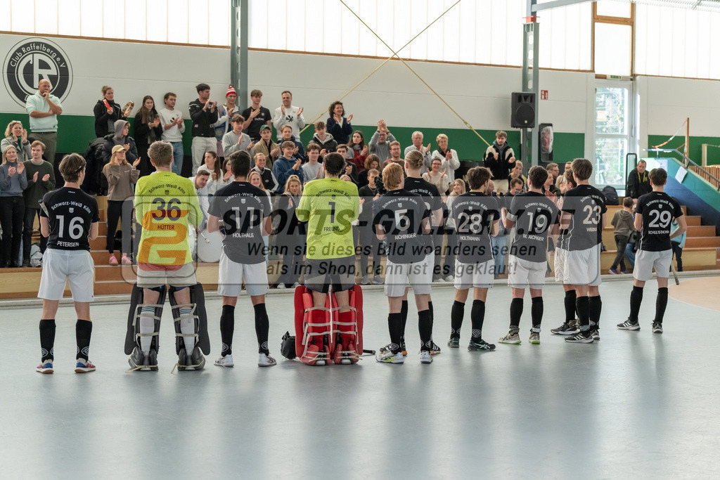 HK_20250202_102490 | 2. Bundesliga Halle Herren Club Raffelberg - Schwarz Weiss Köln am 2.2.2025 Halle am Raffelberg, Duisburg ,