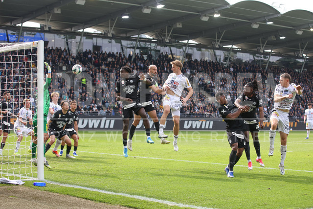 SK Puntigamer Sturm Graz vs TSV Egger Glas Hartberg – Championship Group    | Graz, Austria, 12.Apr.26 - SOCCER - ADMIRAL Bundesliga, SK Puntigamer Sturm Graz vs TSV Egger Glas Hartberg. The image shows game action.    