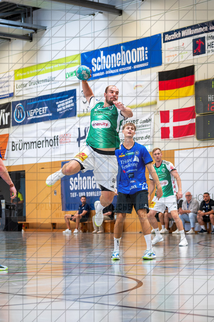 IHC 2026 - TSV Hannover-Burgdorf vs. Mors-Thy Håndbold | Tim Zechel (TSV Hannover-Burgdorf #55); IHC 2026 - TSV Hannover-Burgdorf vs. Mors-Thy Håndbold am 07.08.26 in Sporthalle KGS, Schneverdingen - Realisiert mit Pictrs.com