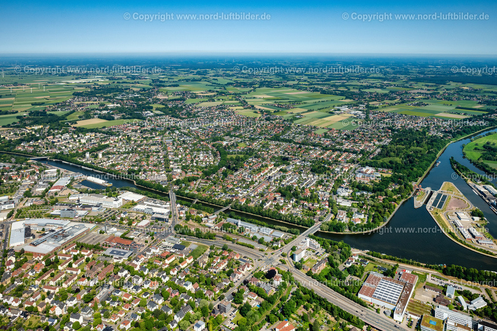 Minden_Bärenkämpen_ELS_4781050623 | MINDEN 05.06.2023 Innenstadtbereich im Stadtgebiet " Nordstadt " an der Culemannstraße in Minden im Bundesland Nordrhein-Westfalen, Deutschland. // Cityscape of the district " Nordstadt " on street Culemannstrasse in Minden in the state North Rhine-Westphalia, Germany. Foto: Martin Elsen