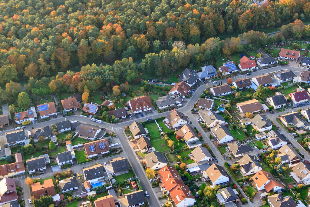 Luftbild: Südring in Rülzheim im Bundesland Rheinland-Pfalz in Deutschland. Foto: IMG_60281.jpg vom 22.10.2013 durch Werner Riehm/FLY-FOTO.de
