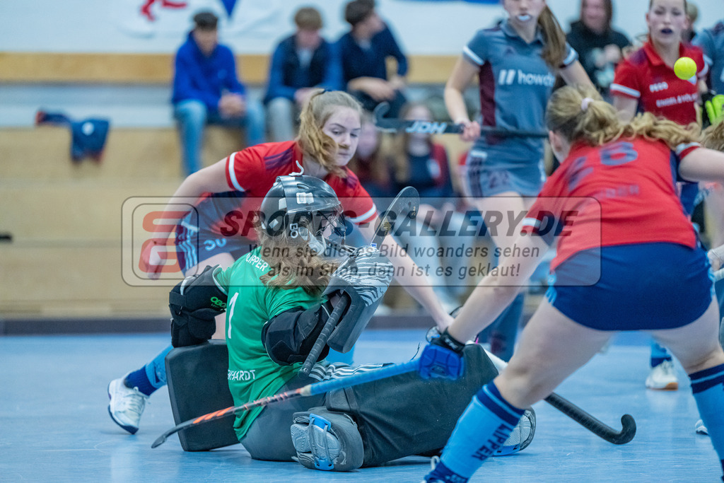 HK_20240303_109240 | Spiel um Platz 3 Deutsche Meisterschaft WU16 am 3.3.2024 Halle DHC, Düsseldorf ,