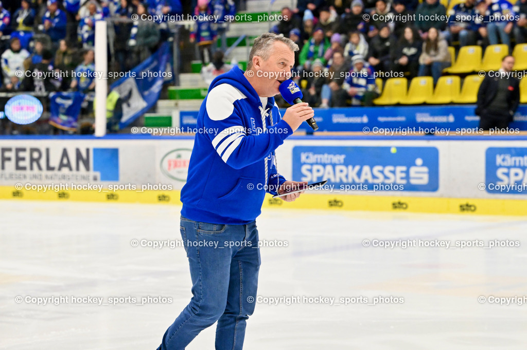 EC IDM Wärmepumpen VSV vs. Pioneers Vorarlberg | EC VSV Hallensprecher Gerhard Oberrauner, EC IDM Wärmepumpen VSV vs. Pioneers Vorarlberg, EC IDM Wärmepumpen VSV vs. Pioneers Vorarlberg am 14.12.2024 in Villach (Stadthalle Villach), Austria, (Photo by Bernd Stefan)