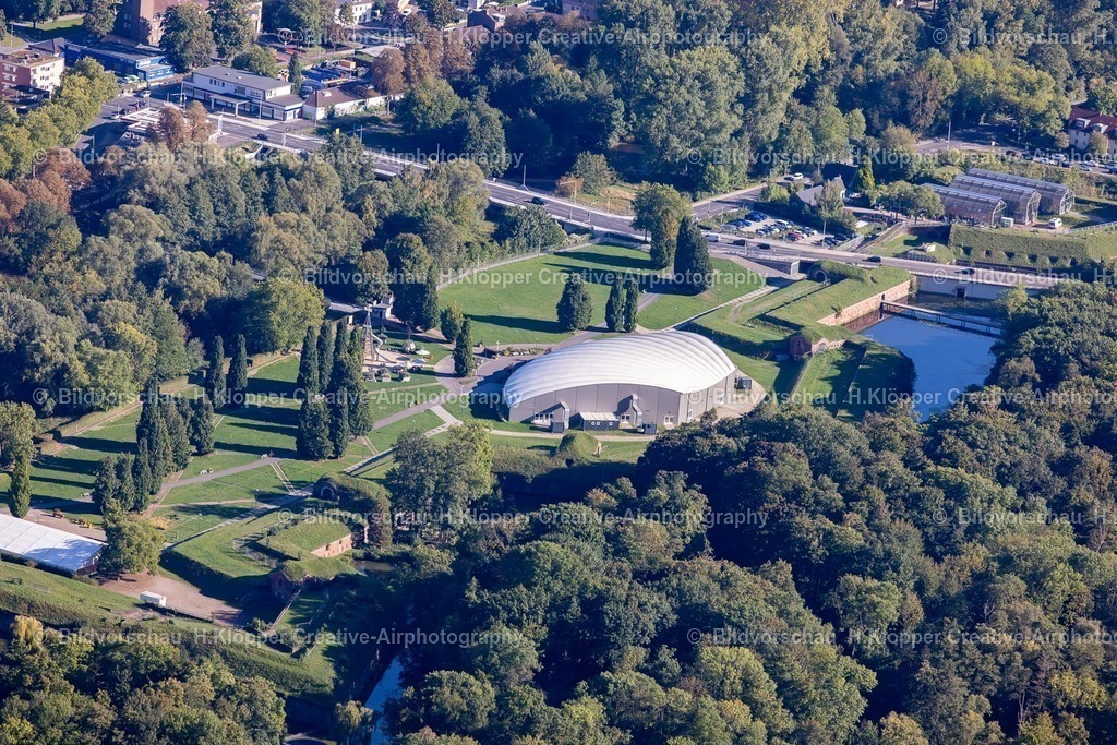 Lufbild Jülich-5871 | Parkanlage, Familien- und Naherholungspark im Brückenkopf-Park in Jülich i - Realisiert mit Pictrs.com