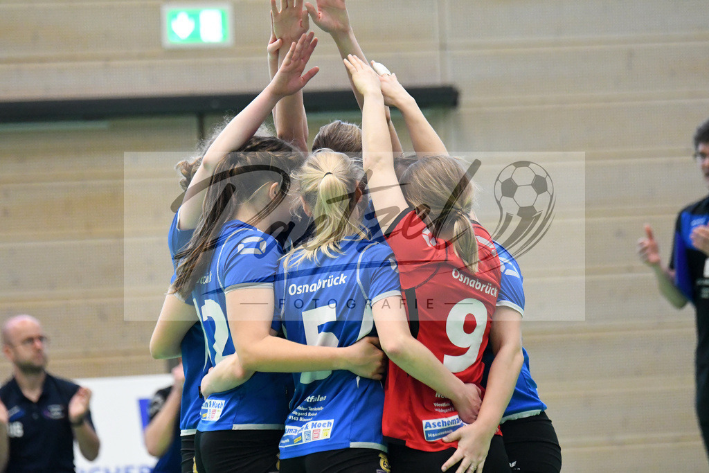 20200202_VCOOTB_0108 | Volleyball, Frauen:   waehrend des Spiels der Regionalliga NordWest zwischen VC Osnabrueck und Oldenburger TB in der Schlosswall-Halle am 02.02.2020 in Osnabrueck, Deutschland. - Realisiert mit Pictrs.com