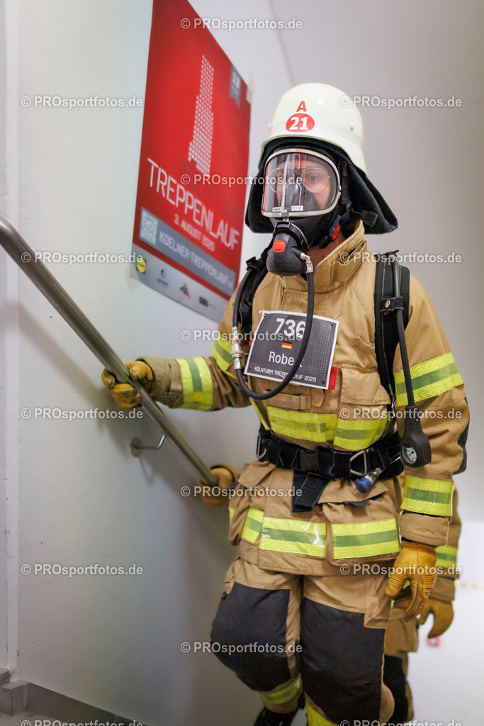 KölnTurm Treppenlauf; Köln, 03.08.2025 | Impressionen vom KölnTurm Treppenlauf am 03.08.2025 in Köln (Nordrhein-Westfalen). 