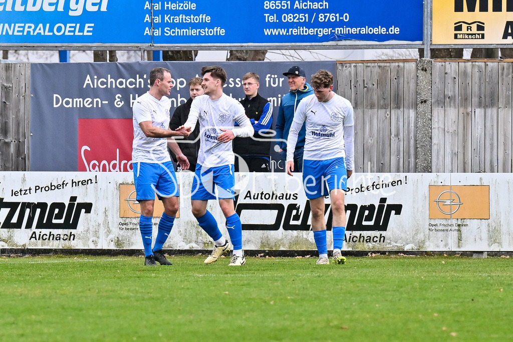 BC Aichach - SpVgg Joshofen-Bergheim | Jubel nach 0-1