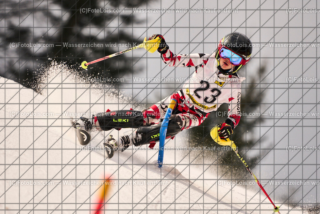 ALP3130_KinderCup-SL_STMK_Strallegg_Fuchs Tobias | Raiffeisen KINDERCUP Alpin, SLALOM auf der JogllandStreif in Strallegg am So 23. Februar 2025. Veranstaller: Steirischer Skiverband (5000). Skiunion Strallegg (5197).