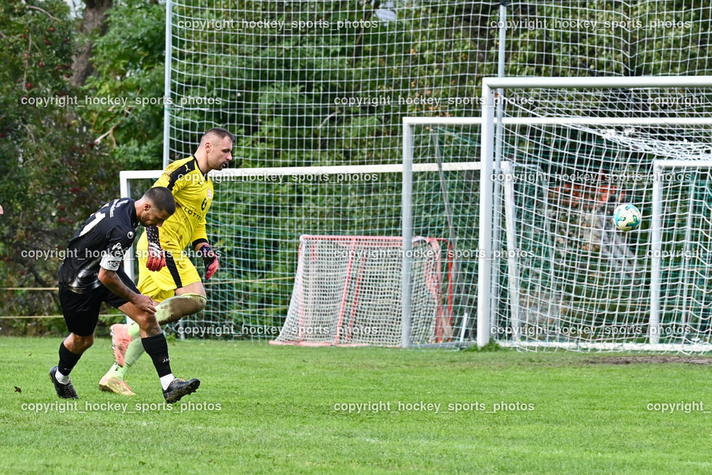 SV Draschitz vs. SC Magdalen 25.9.2022 | #11 Sandro Ebner, #1 Ment Jozef, Tor SC Magdalen