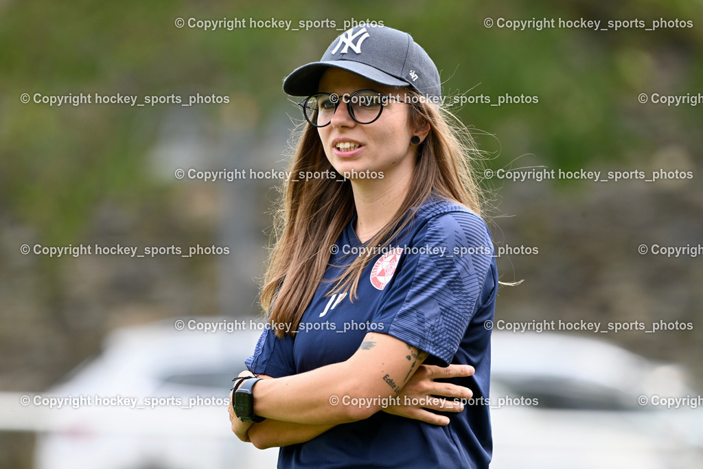 Carinthians Hornets vs. GAK 1902 Frauen | Headcoach GAK Jasmin Christine Pistotnik, Carinthians Hornets vs. GAK 1902 Frauen, Carinthians Hornets vs. GAK 1902 Frauen am 01.09.2024 in Sachsenburg (Sportplatz Sachsenburg), Austria, (Photo by Bernd Stefan)