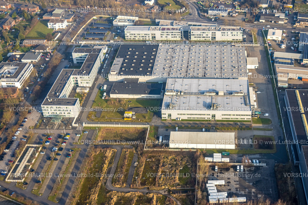 Kamp-Lintfort260101339 | Luftbild, Hermes Transportunternehmen Verteilzentrum, Finanzamt, Südstraße, Gestfeld, Kamp-Lintfort, Ruhrgebiet, Nordrhein-Westfalen, Deutschland