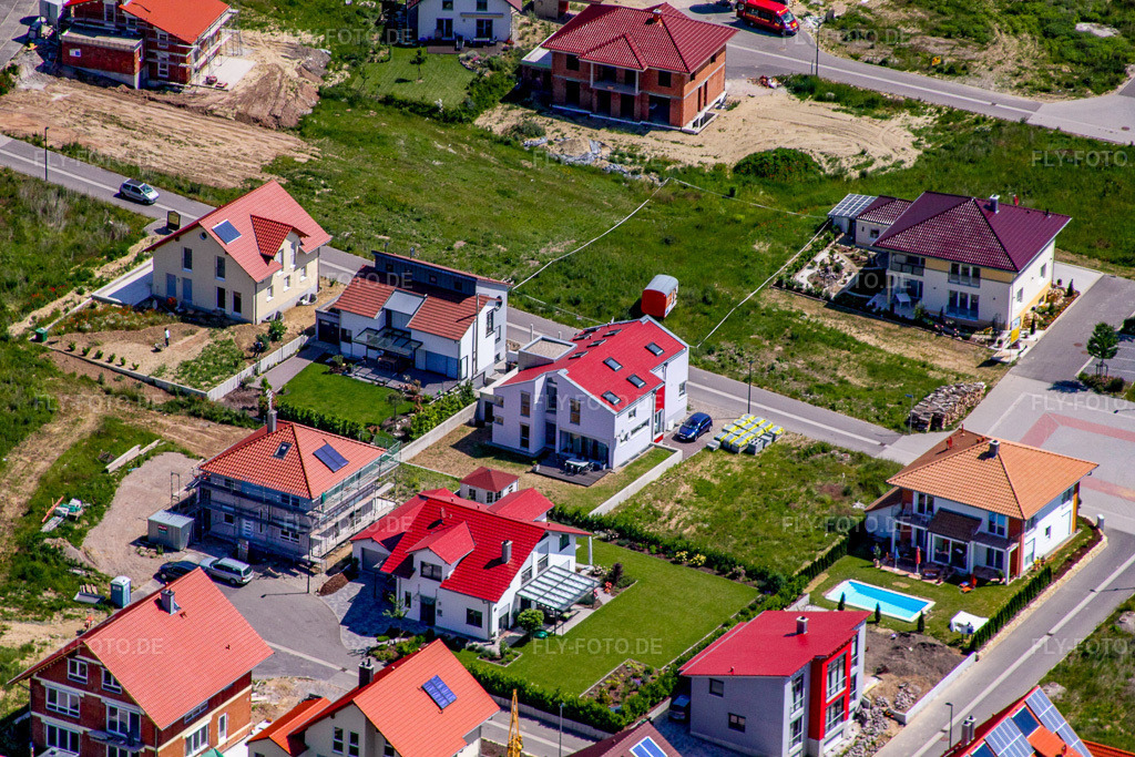 Luftbild: Am Höhenweg in Kandel im Bundesland Rheinland-Pfalz in Deutschland. Foto: IMG_18559.jpg vom 30.05.2009 durch Werner Riehm/FLY-FOTO.de