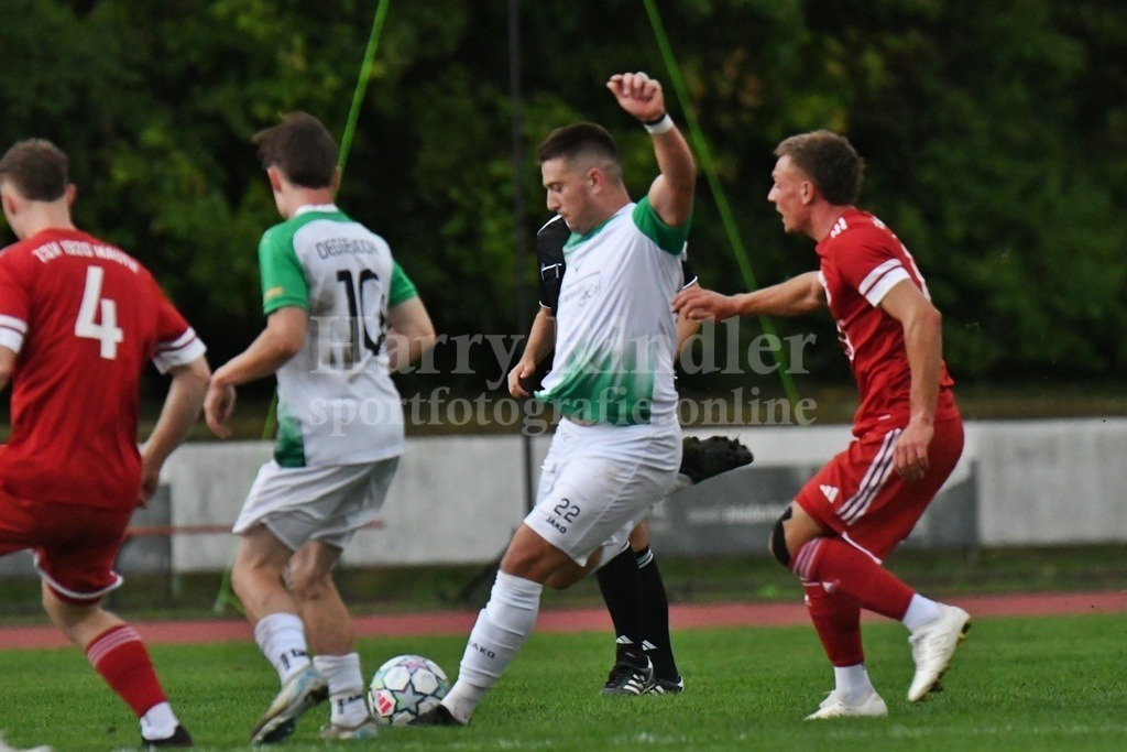 SpVgg GW Deggendorf : TSV Mauth | Torschuss zur 1:0 Führung der SpVgg GW - Jure Matic (SpVgg GW Deggendorf #22) - Realisiert mit Pictrs.com