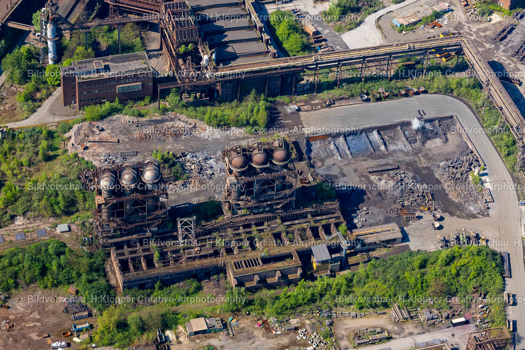 Luftbilder Duisburg -0615 | Luftbildfotografie Luftaufnahme Hochöfen von ThyssenKrupp in Duisburg im Bundesland Nordrhein-Westfalen - Realisiert mit Pictrs.com