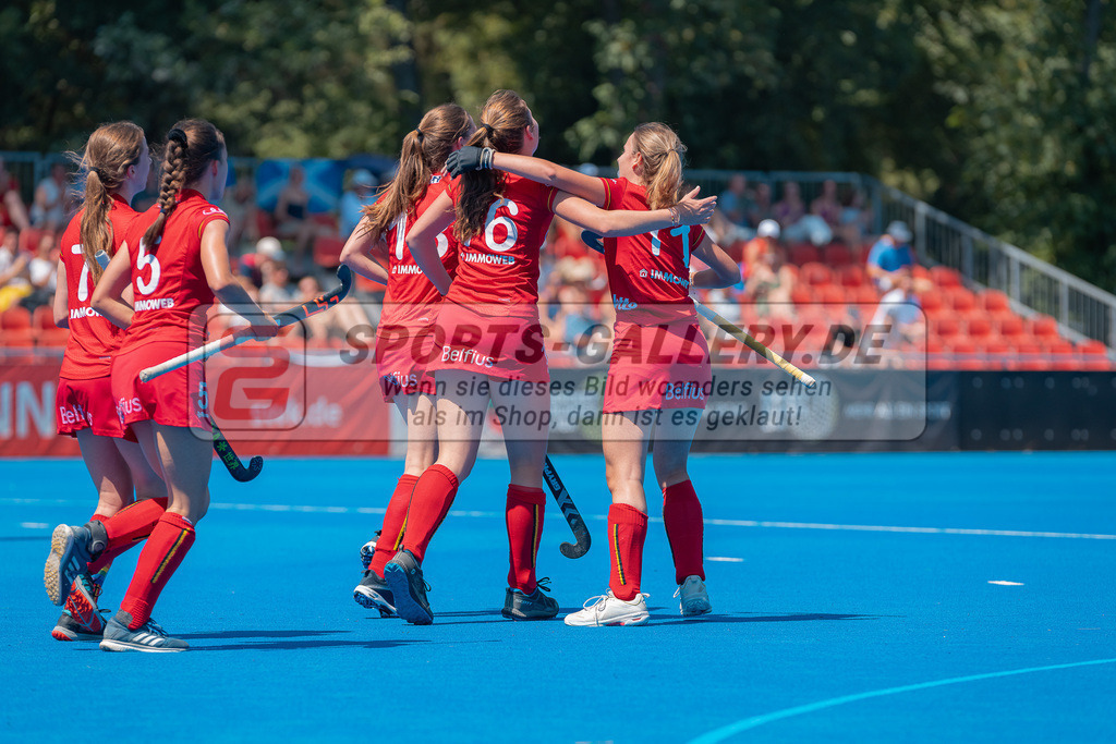 HK_20230708_109833 | Euro Hockey WU18 Belgium - Scotland Championship Girls &amp; Boys am 8.7.2023 CHTC , Krefeld ,