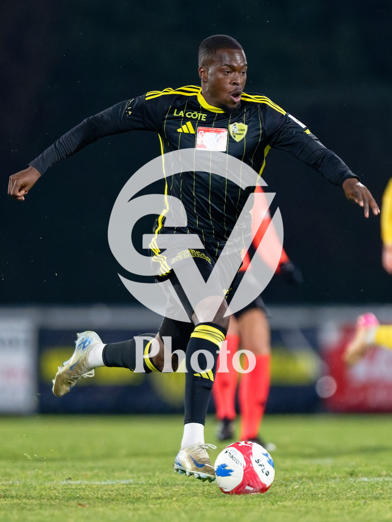 Coupe Suisse - 1/8 de finale - FC Stade Nyonnais v Neuchatel Xamax |  during the Coupe Suisse - 1/8 de finale match between FC Stade Nyonnais and Neuchatel Xamax at Centre sportif de Colovray in Nyon, Switzerland