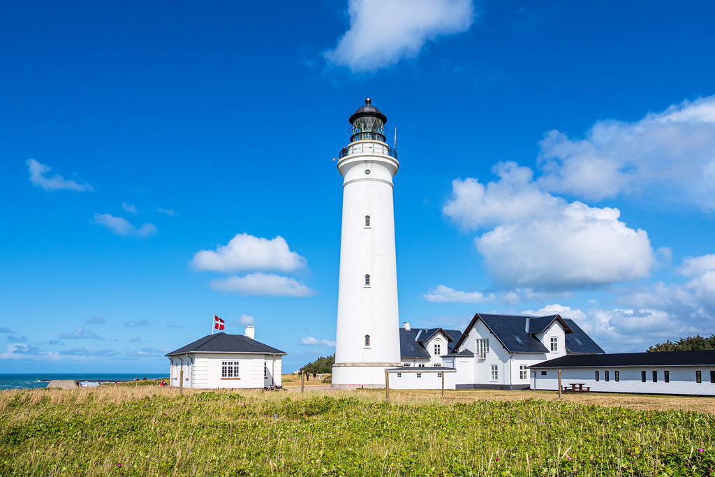 Der Leuchtturm Hirtshals Fyr in Dänemark | Der Leuchtturm Hirtshals Fyr in Dänemark.