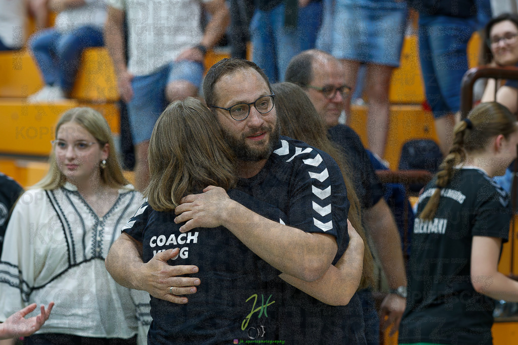 Quali-Turnier JBL wJA; Frisch Auf Göppingen - HC Rödertal | Quali-Turnier JBL wJA; Frisch Auf Göppingen - HC Rödertal am 31.05.2025 in Oberkleen (Weidig-Halle)Photo © 2025 - Jörg Heinrich - Realisiert mit Pictrs.com